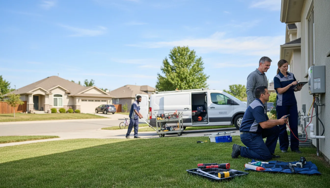 Tankless water heater service in Granada, MN